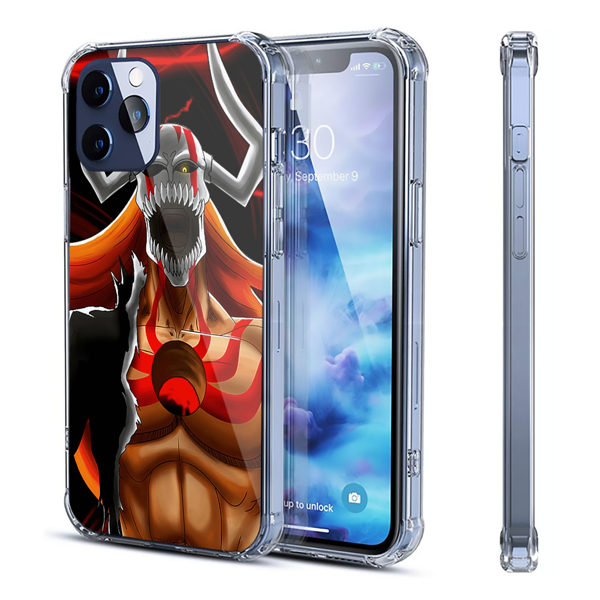 （画像用） ブリーチ BLEACH 【iPhone 12シリーズ対応】透明スマホケース（クリアソフトケース）